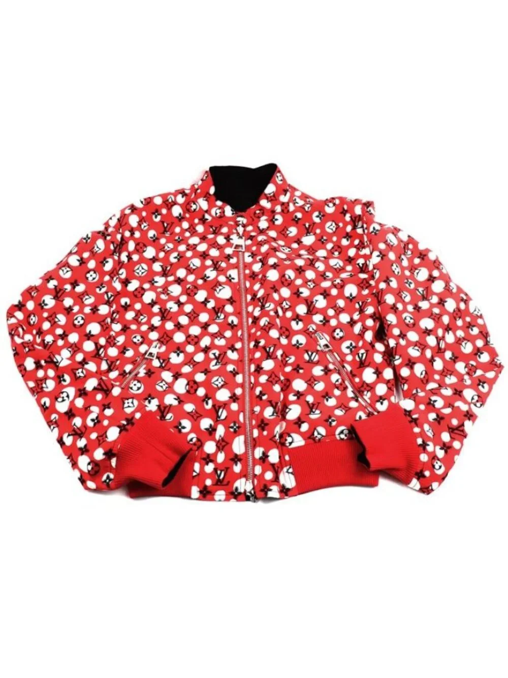 Louis Vuitton Logo LV YK Reversible Bomber Jacket Infinity Dot Yayoi Kusama